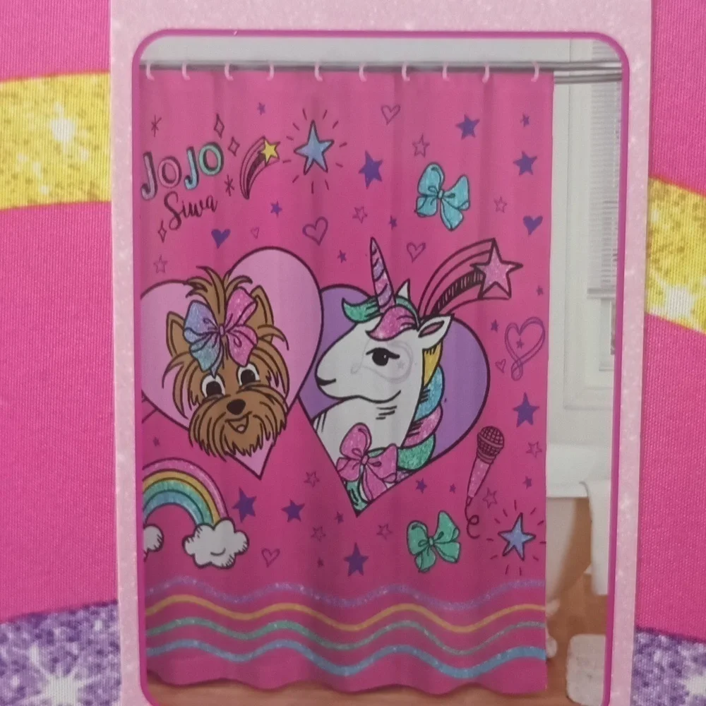 Jojo Siwa Shower Curtain set Nwt